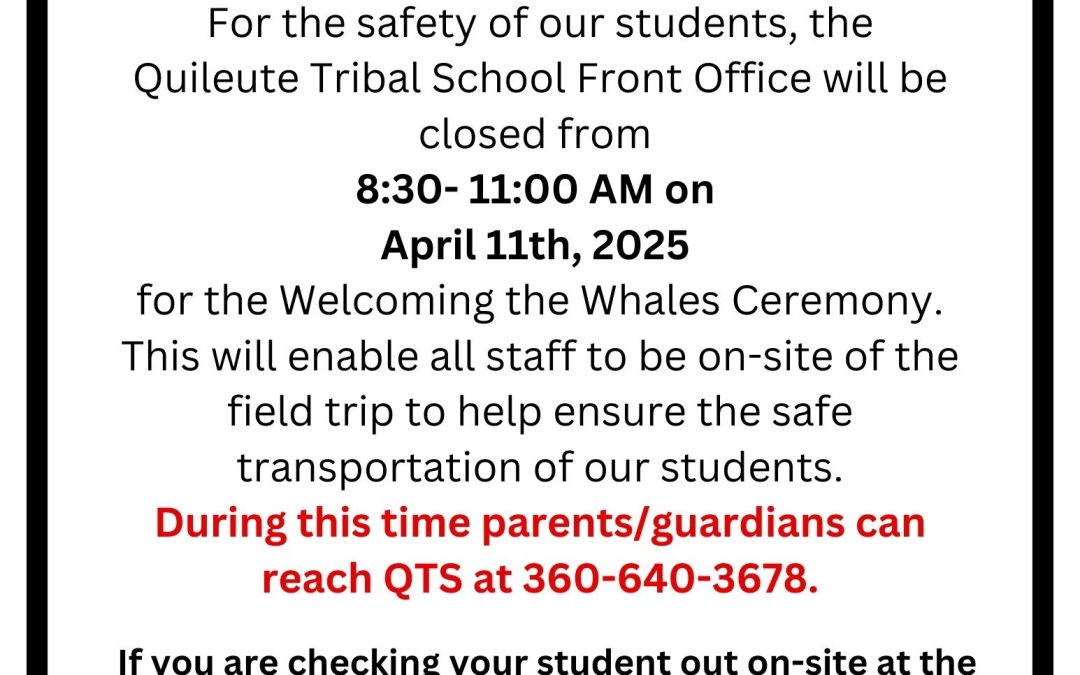 Welcoming Whales Notice
