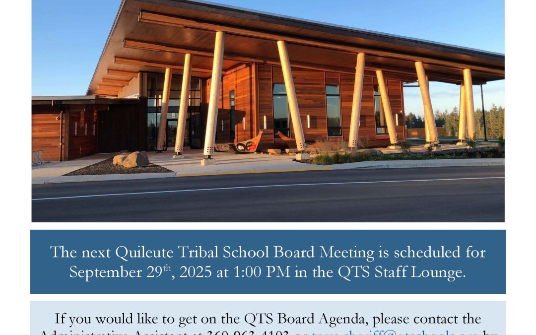 September 2025 QTS Board Meeting Notice